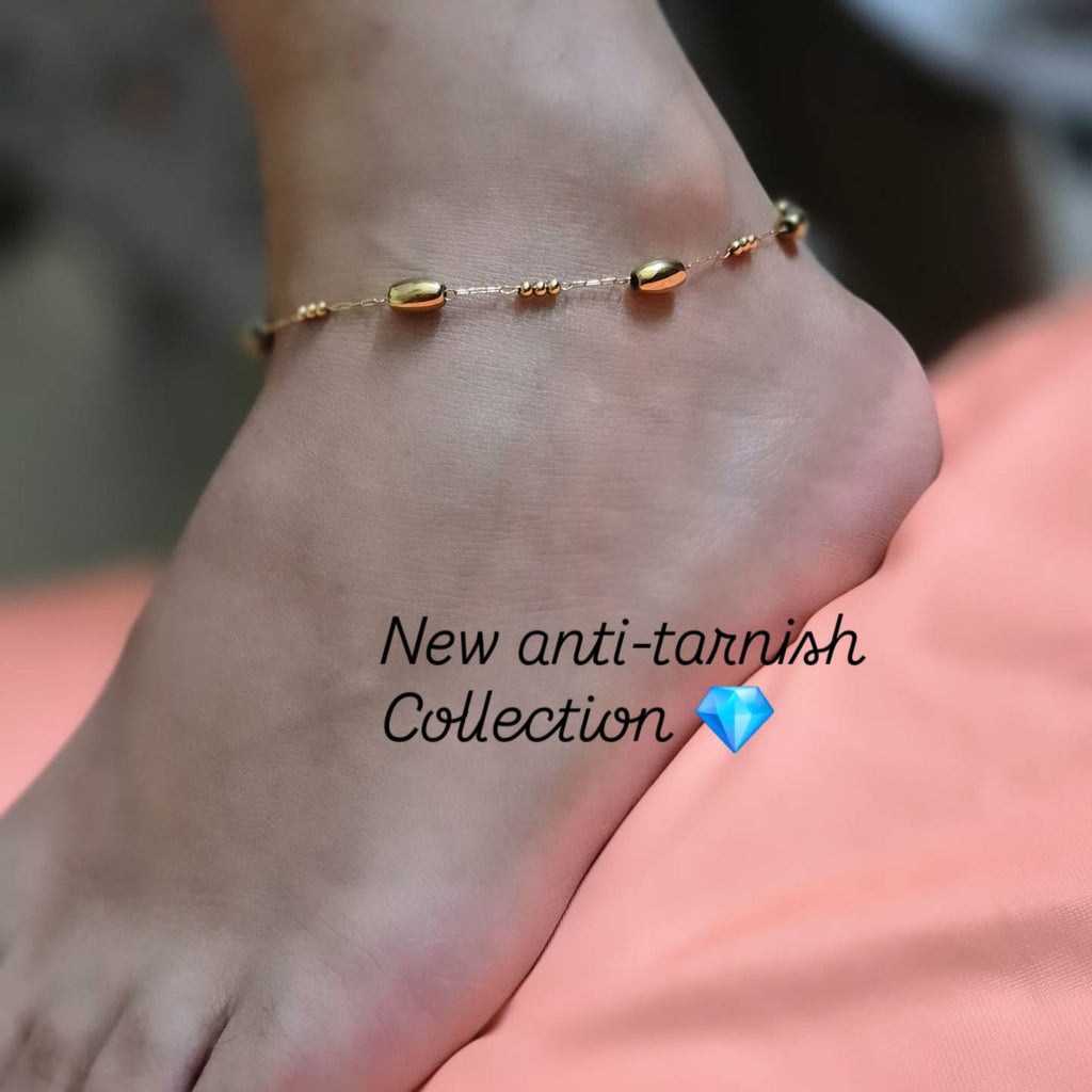Anti tarnish anklets
